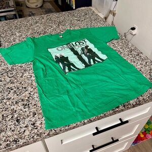 Indigo Girls One Lost Day tour shirt in green. Mens/unisex size L -  like new
